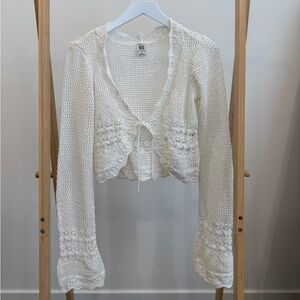 BDG White Knit Sweater